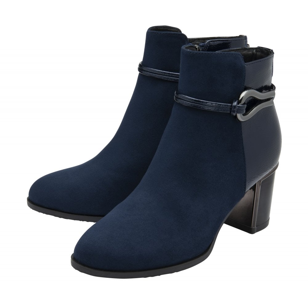 Ebony Navy Boots - ULB401DE