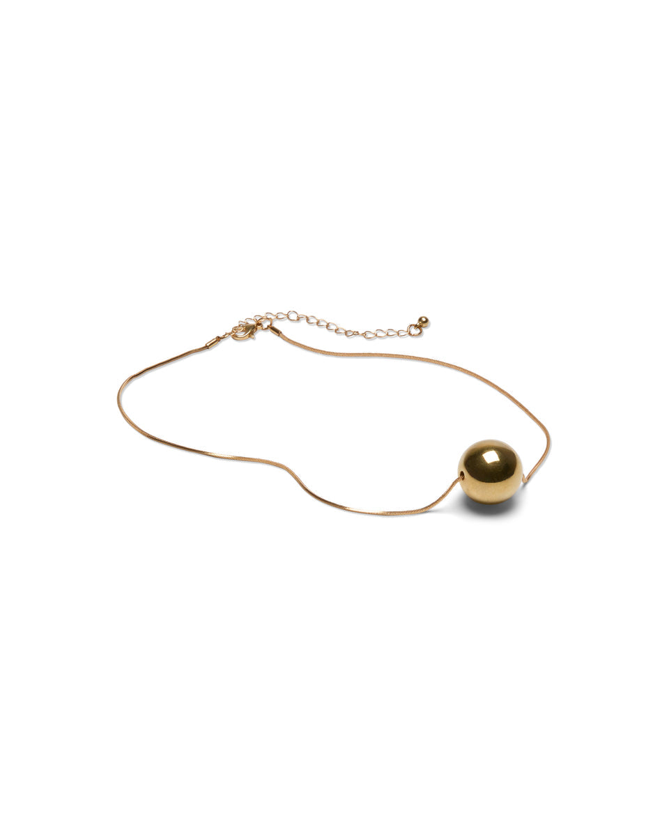 Pendle Gold Large Ball Necklace