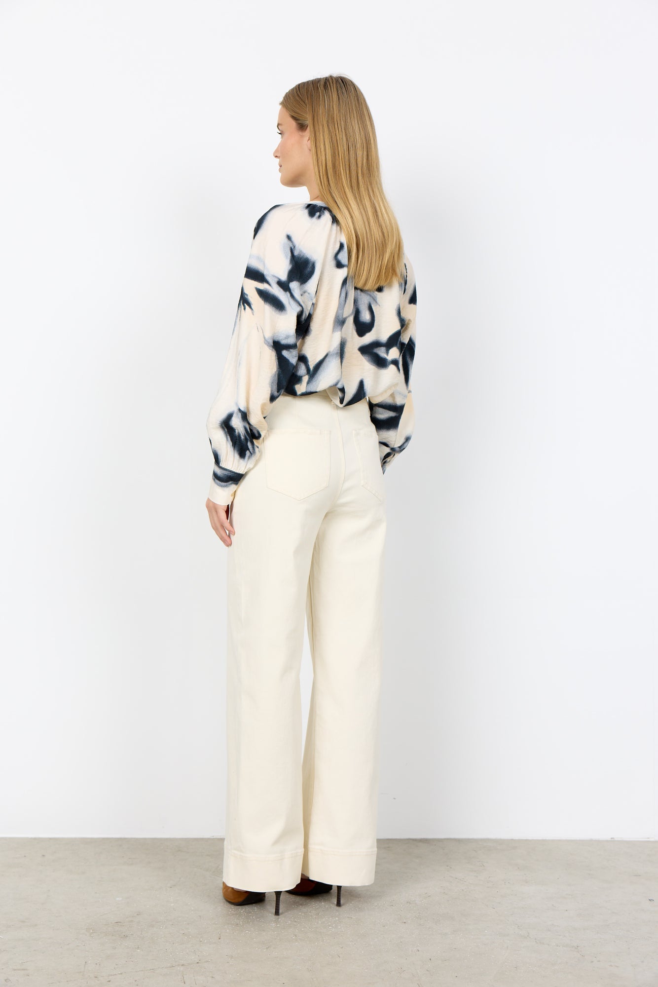 Bess 7-B Cream Trousers - 41664