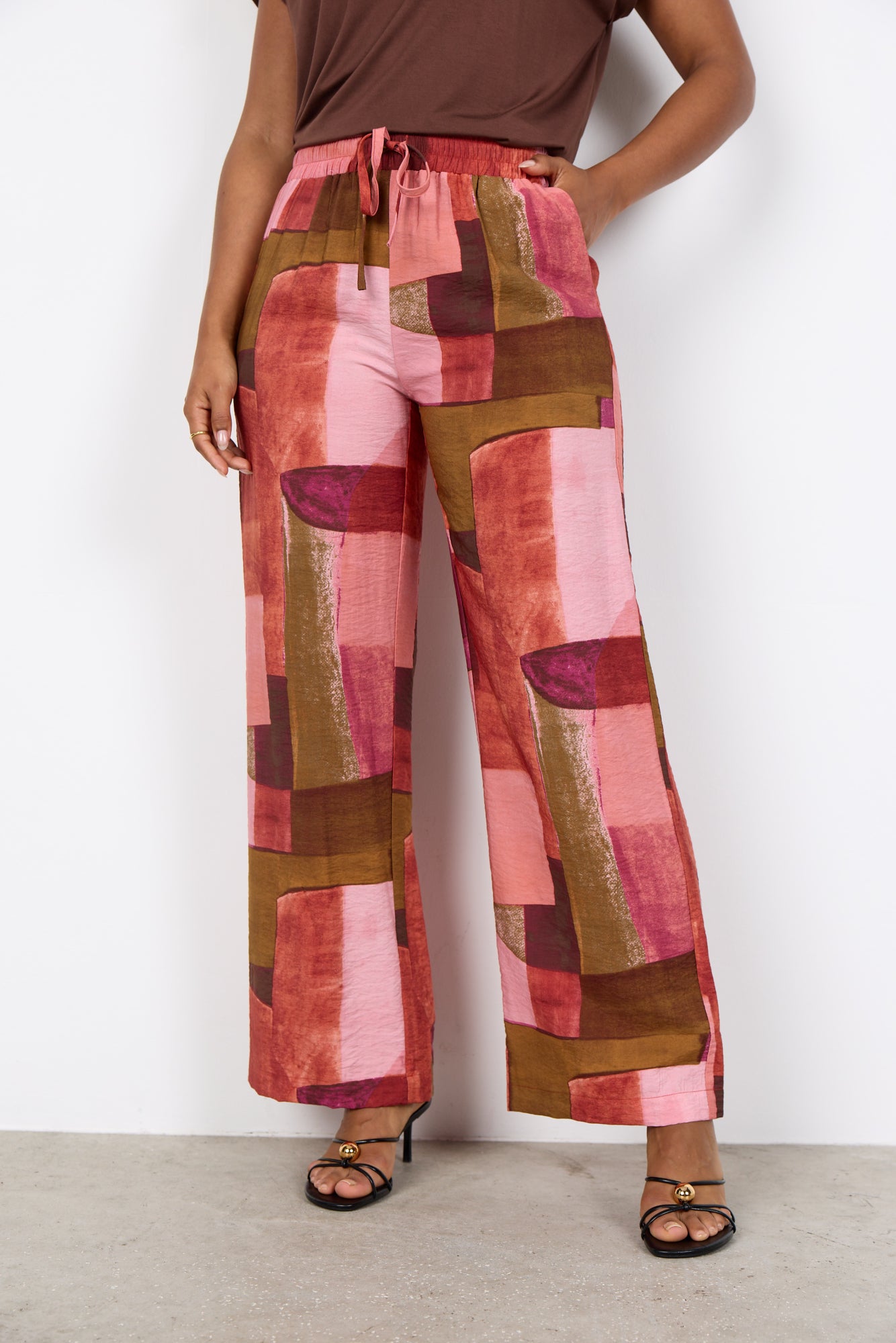 Catania 3-B Rapture Rose Print Pants - 41583