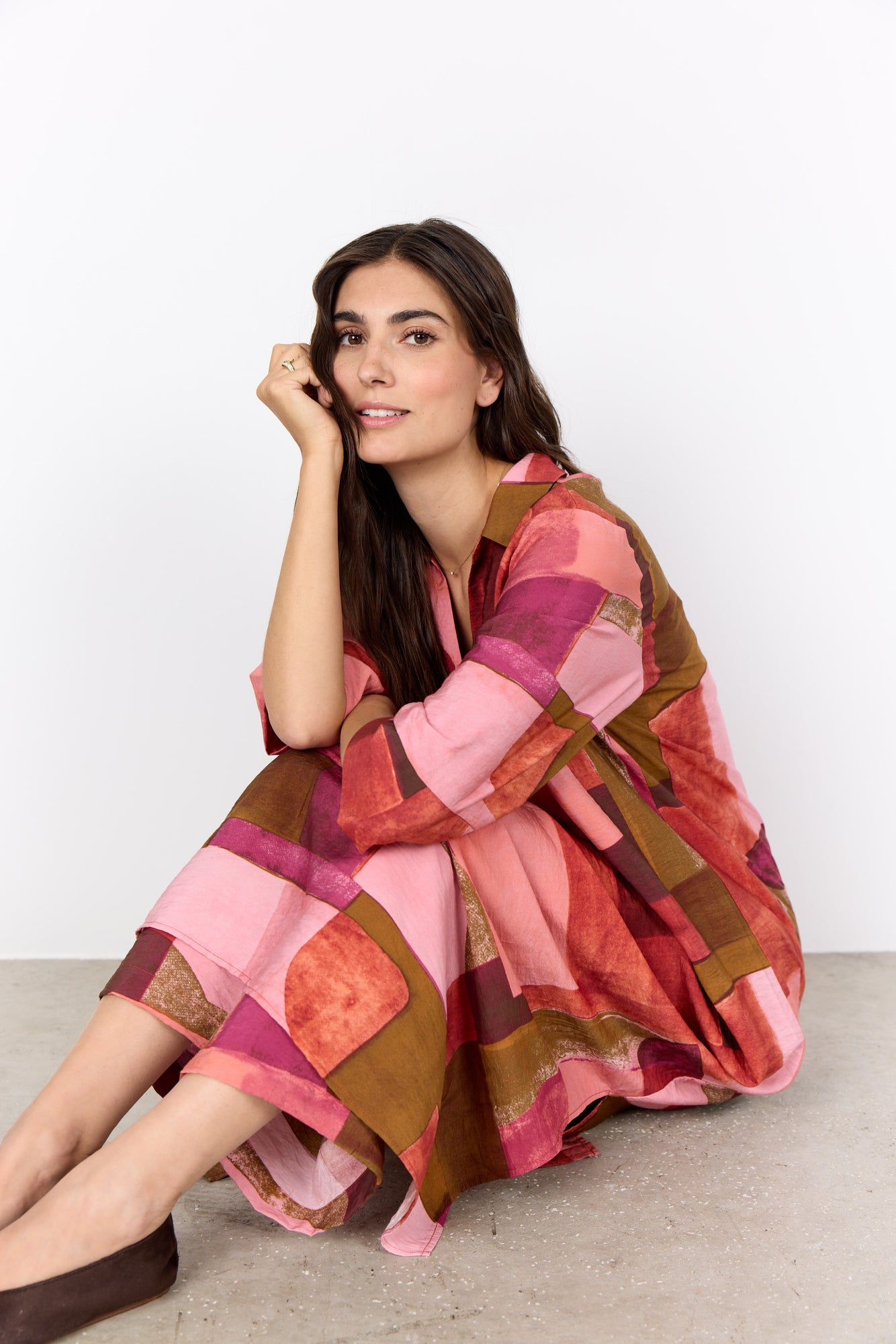 Catania 4 Rapture Rose Print Dress - 41584