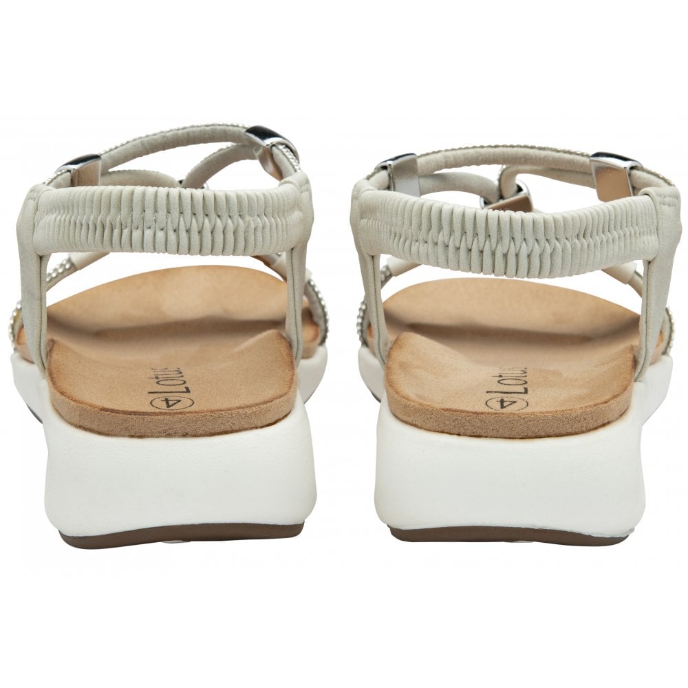 White Bruna Sandals - ULP319