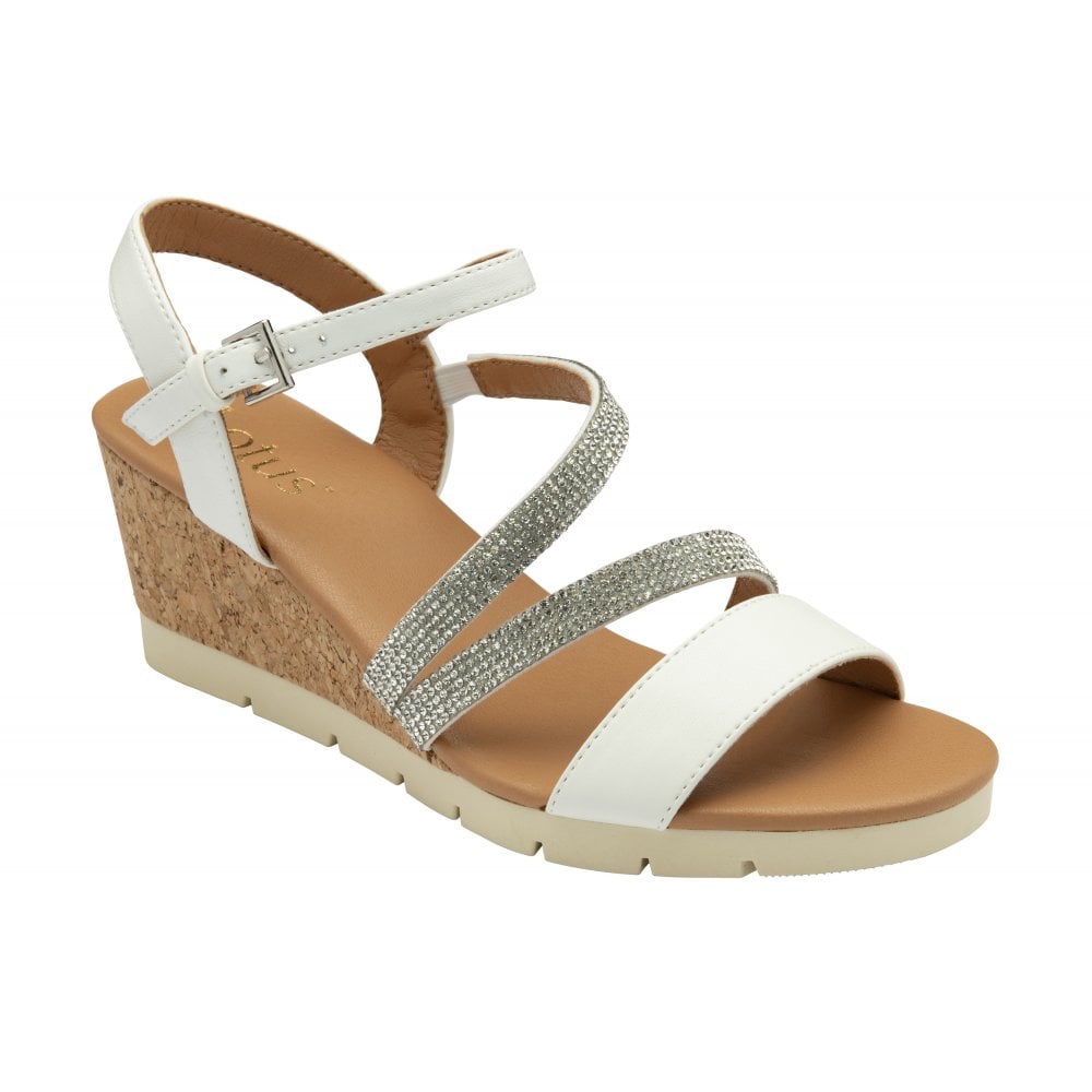 White Goldie Sandals - ULP275