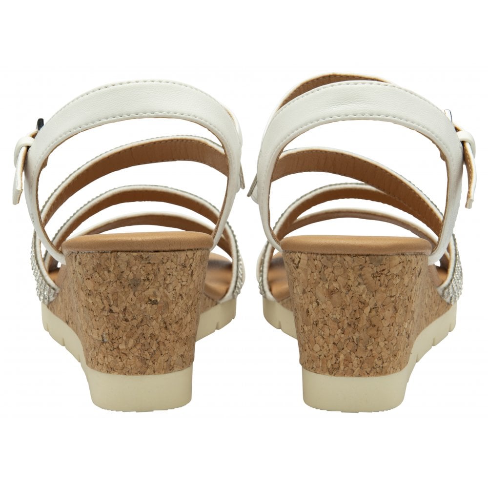 White Goldie Sandals - ULP275